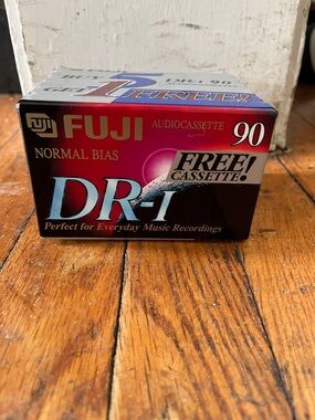 6 FUJI DR-I NORMAL BIAS 90 minute BLANK CASSETTES audio cassettes blank tape
